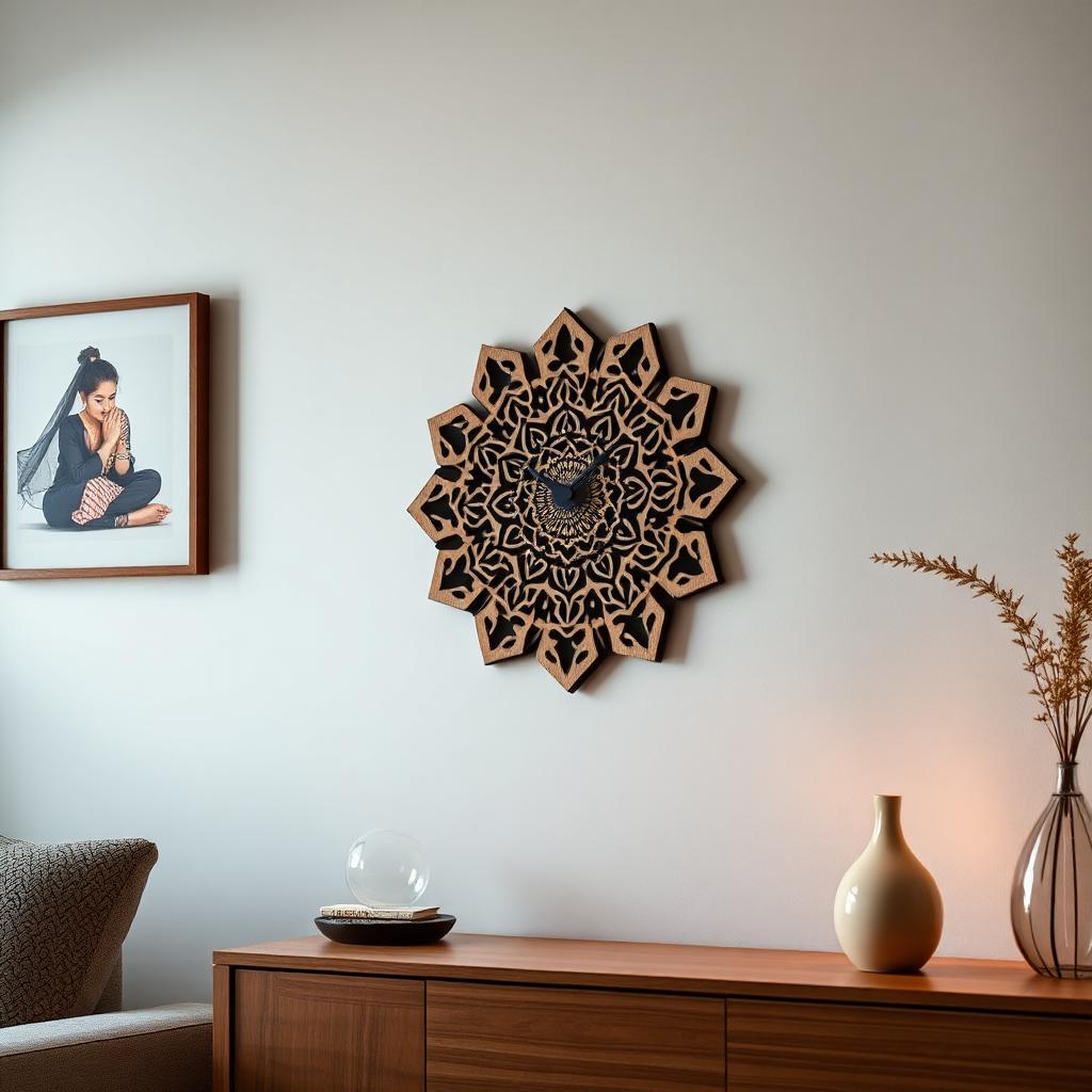 Mandala Wall Clocks