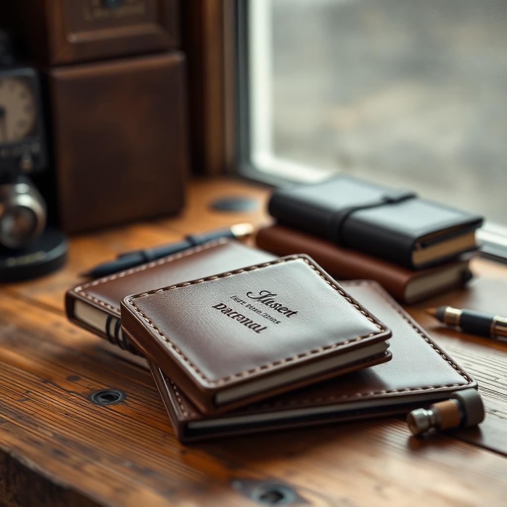 Engraved Journals & Wallets